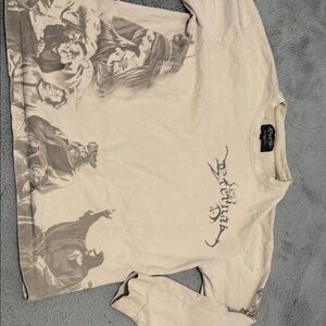 Fear of God Essentials Beige Long Sleeve Shirt